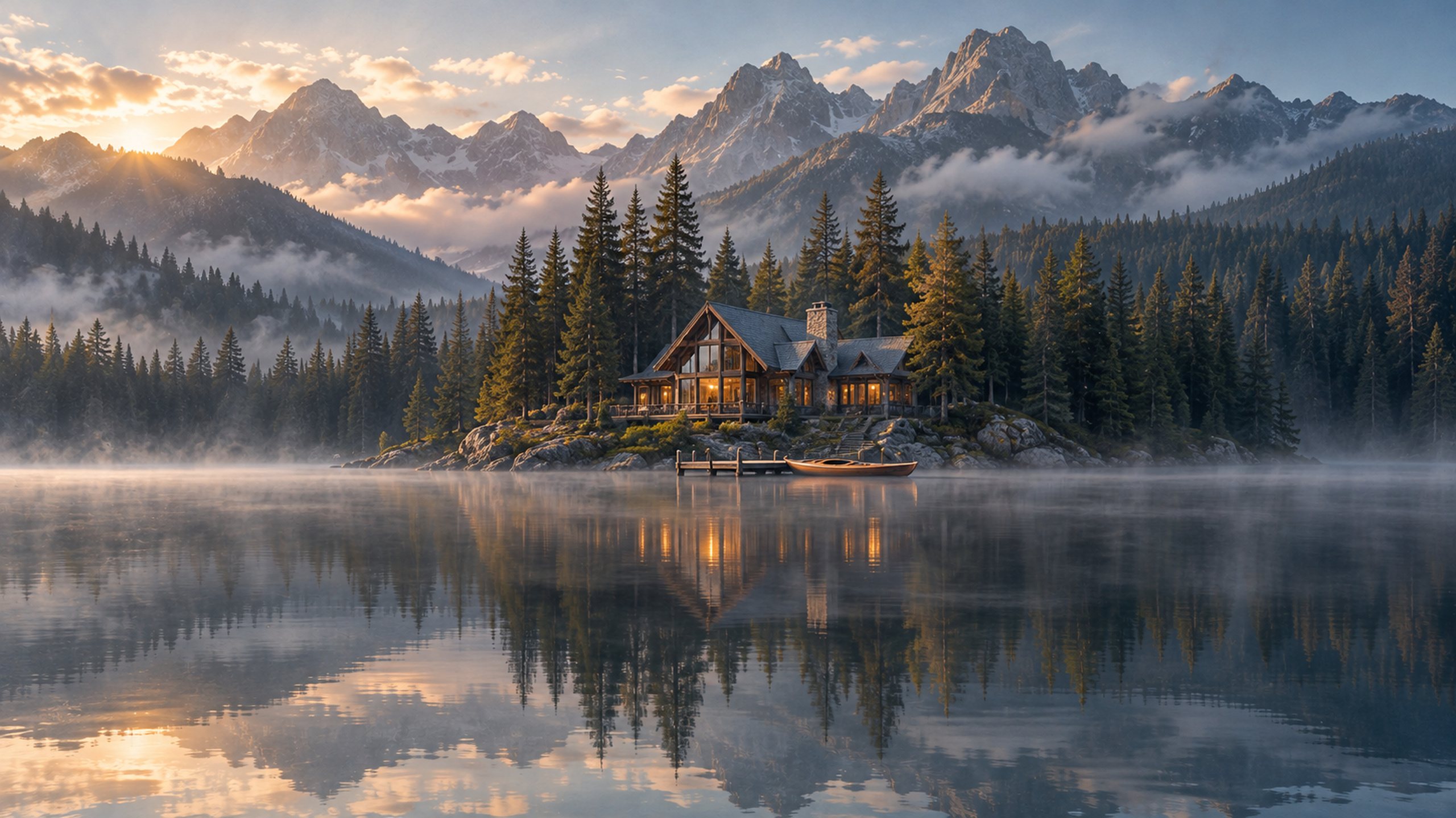Vízparti lodge